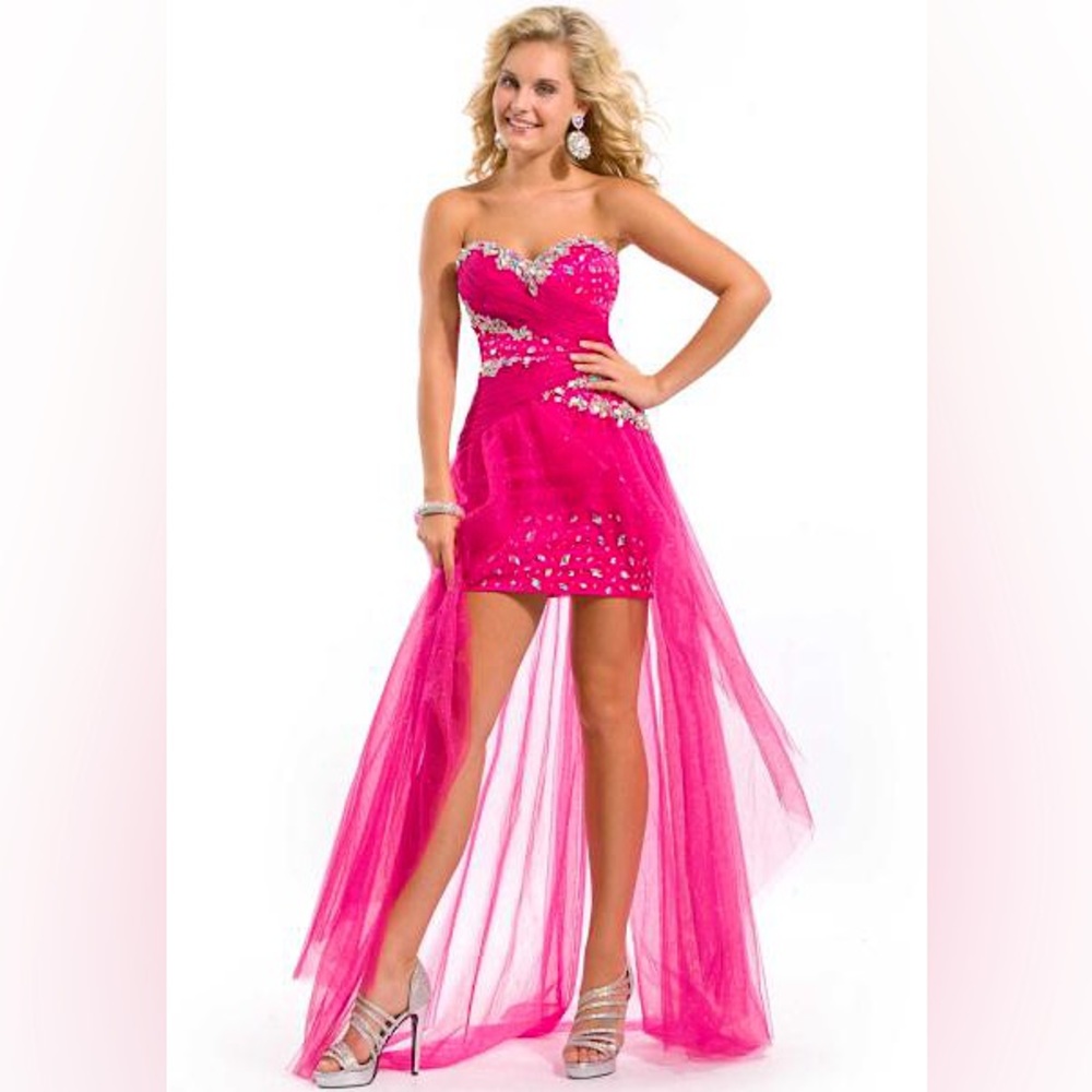 PartyTime Formal Fuchsia pink dress Size 8